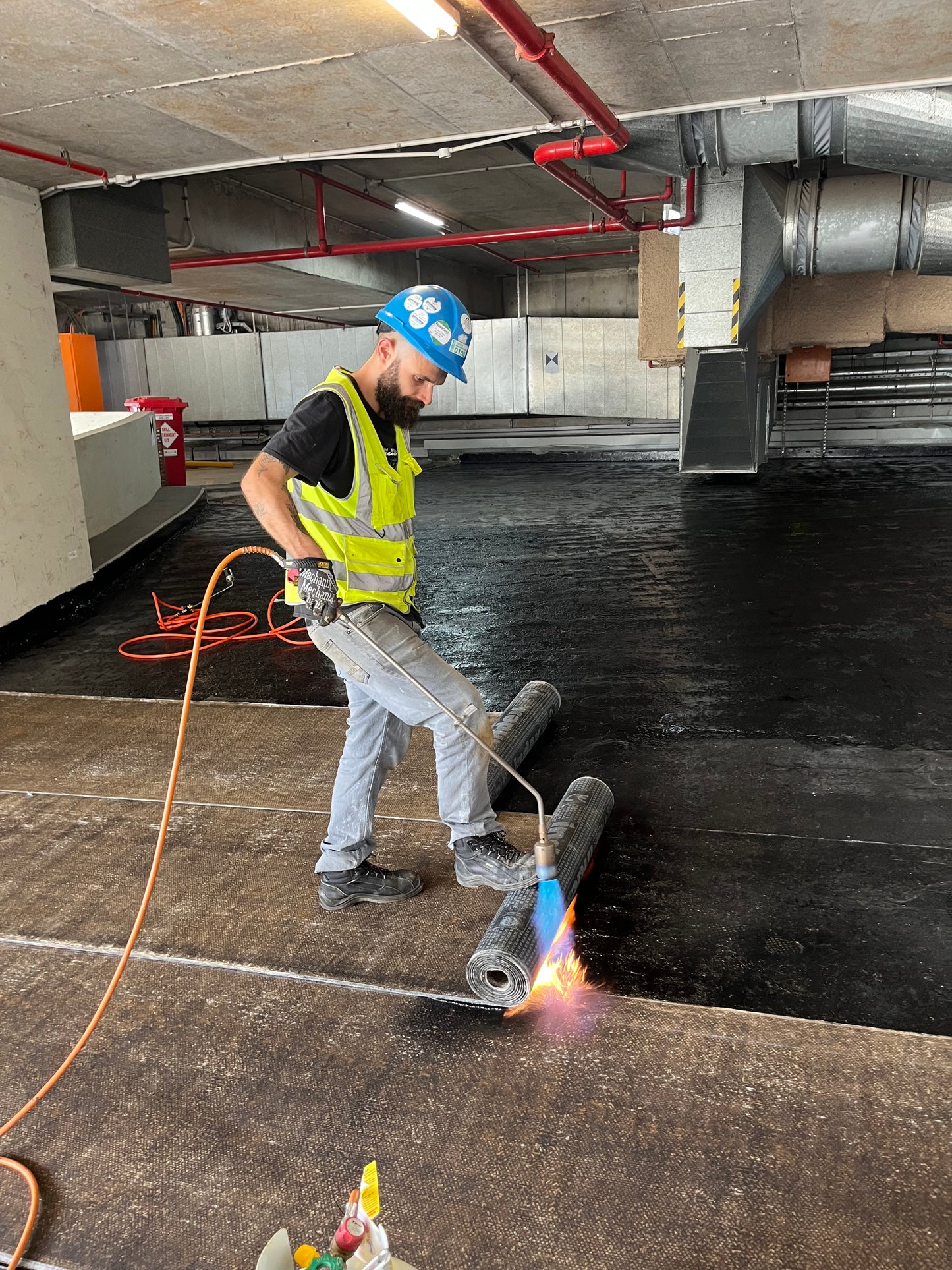 LEAKFIX SOLVE© – Mod-Bit Membrane Installation (SQM Rates FLOOR)